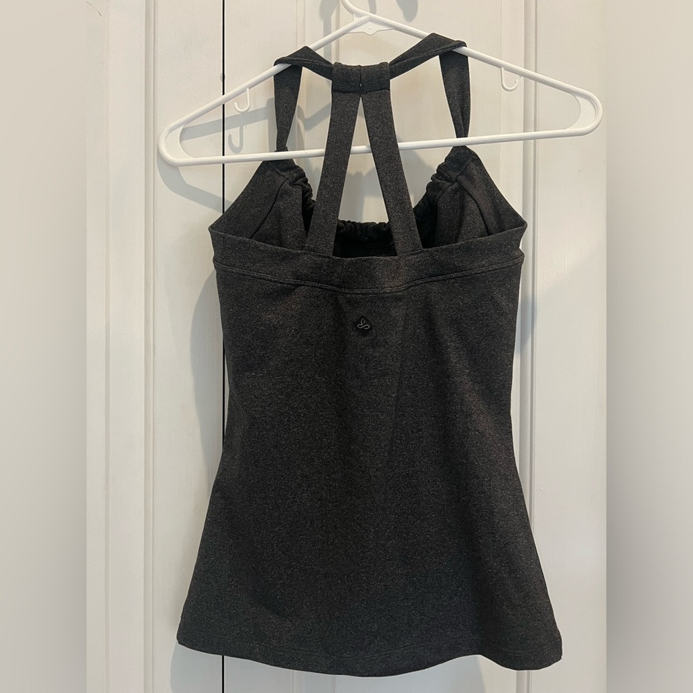 PRANA Quinn Chakra Tank Top Charcoal Heather Gray Size Small - Picture 6 of 14